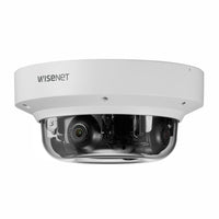 Hanwha PNM-9084QZ1 8MP WDR Multi-Sensor PTRZ Camera, 3-6mm Motorized Varifocal