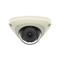 Hanwha XNV-6012 X-Series 2MP Outdoor Vandal Dome Camera, 2.4mm Fixed Lens, Ivory