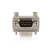 StarTech GC99MFRA1 Right Angle DB9 to DB9 RS232 Serial Cable Adapter Type 1 M/F