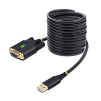 StarTech 1P10FFCN-USB-SERIAL USB to Null Modem Serial DB9 Adaoter Cable FTDO