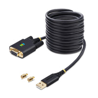 StarTech 1P10FFCN-USB-SERIAL USB to Null Modem Serial DB9 Adaoter Cable FTDO
