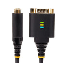 StarTech 2P1FFC-USB-SERIAL 2Ft 2-Port USB to DB9 RS232 Serial Rugged Cable FTDI