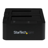 StarTech SDOCK2U33EB Dual Bay USB 3.0 to 2.5" 3.5" eSATA to SATA Docking Station