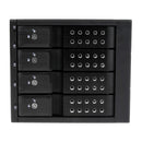 StarTech HSB4SATSASBA 4 Bay Alum Trayless Hot Swap Rack BackPlane 3.5" SAS SATA