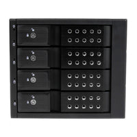 StarTech HSB4SATSASBA 4 Bay Alum Trayless Hot Swap Rack BackPlane 3.5" SAS SATA