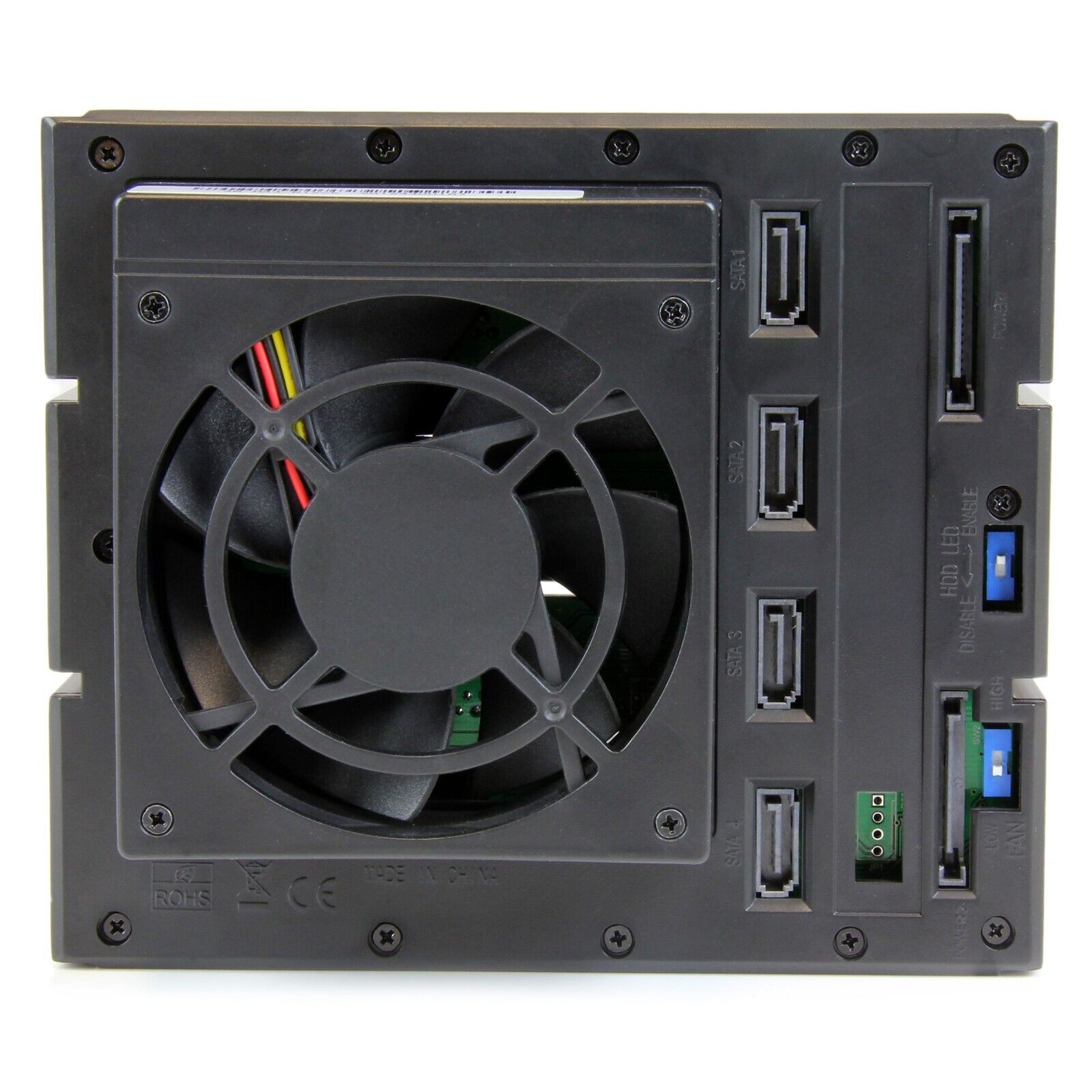 StarTech HSB4SATSASBA 4 Bay Alum Trayless Hot Swap Rack BackPlane 3.5" SAS SATA