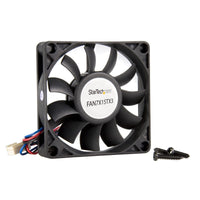 StarTech FAN7X15TX3 70x15mm Ball Bearing Computer Case Fan w TX3 Connector Black