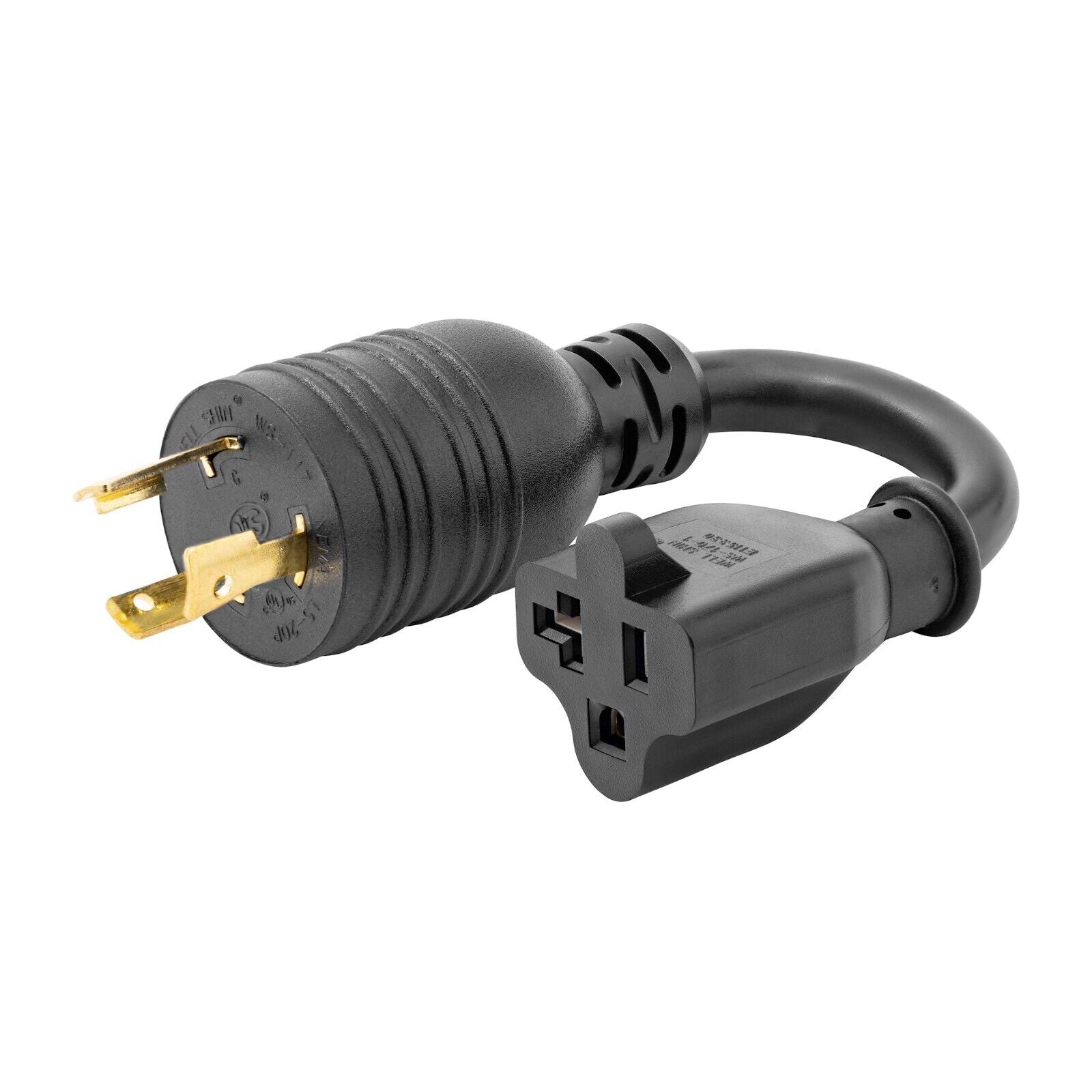 StarTech K31D-2U00-POWER-CORD 6In Heavy Duty Power Cord L5-20P to 5-20R Black