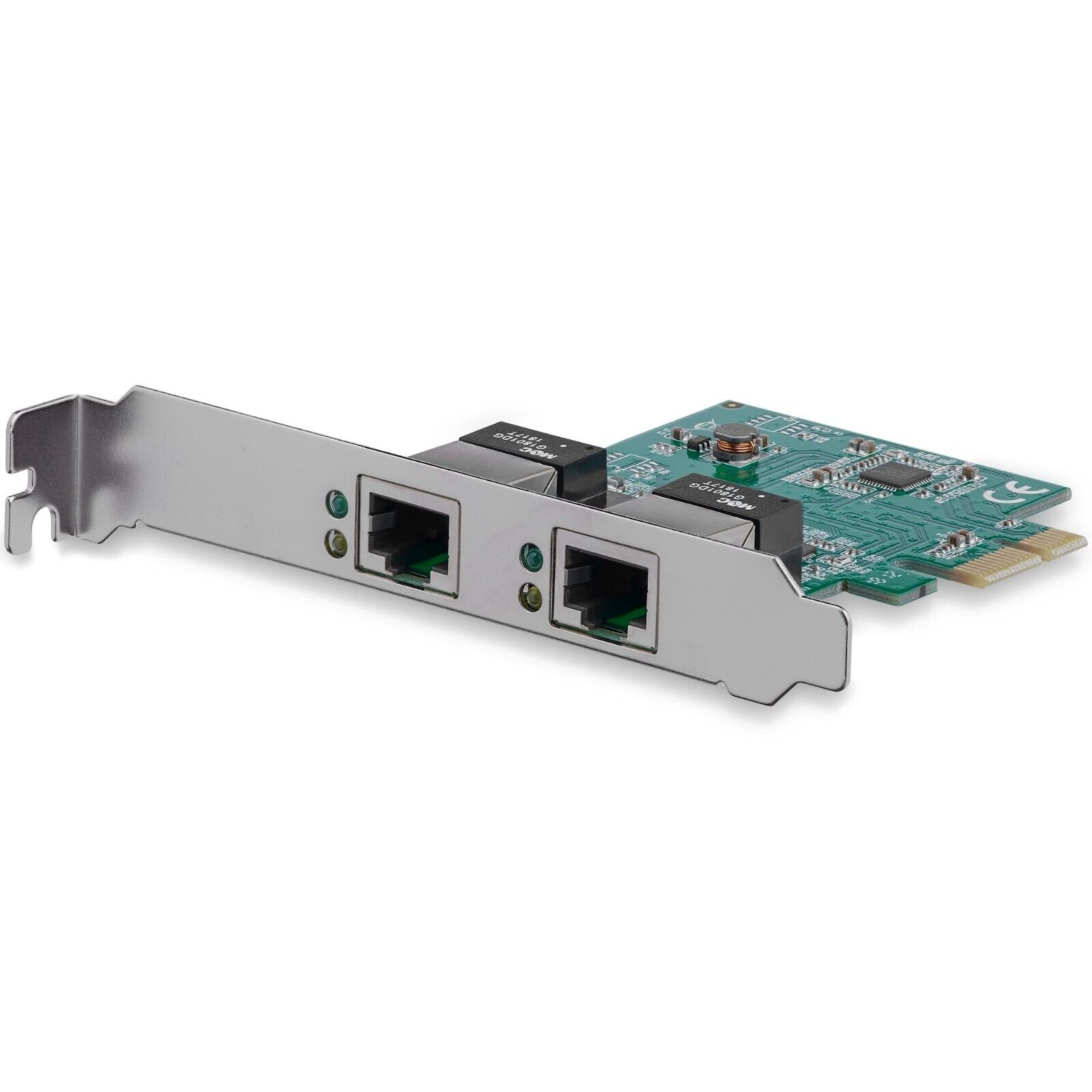 StarTech ST1000SPEXD4 2 Port Gigabit Ethernet Adapter PCIe x1 Server LowPro Card