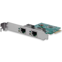 StarTech ST1000SPEXD4 2 Port Gigabit Ethernet Adapter PCIe x1 Server LowPro Card