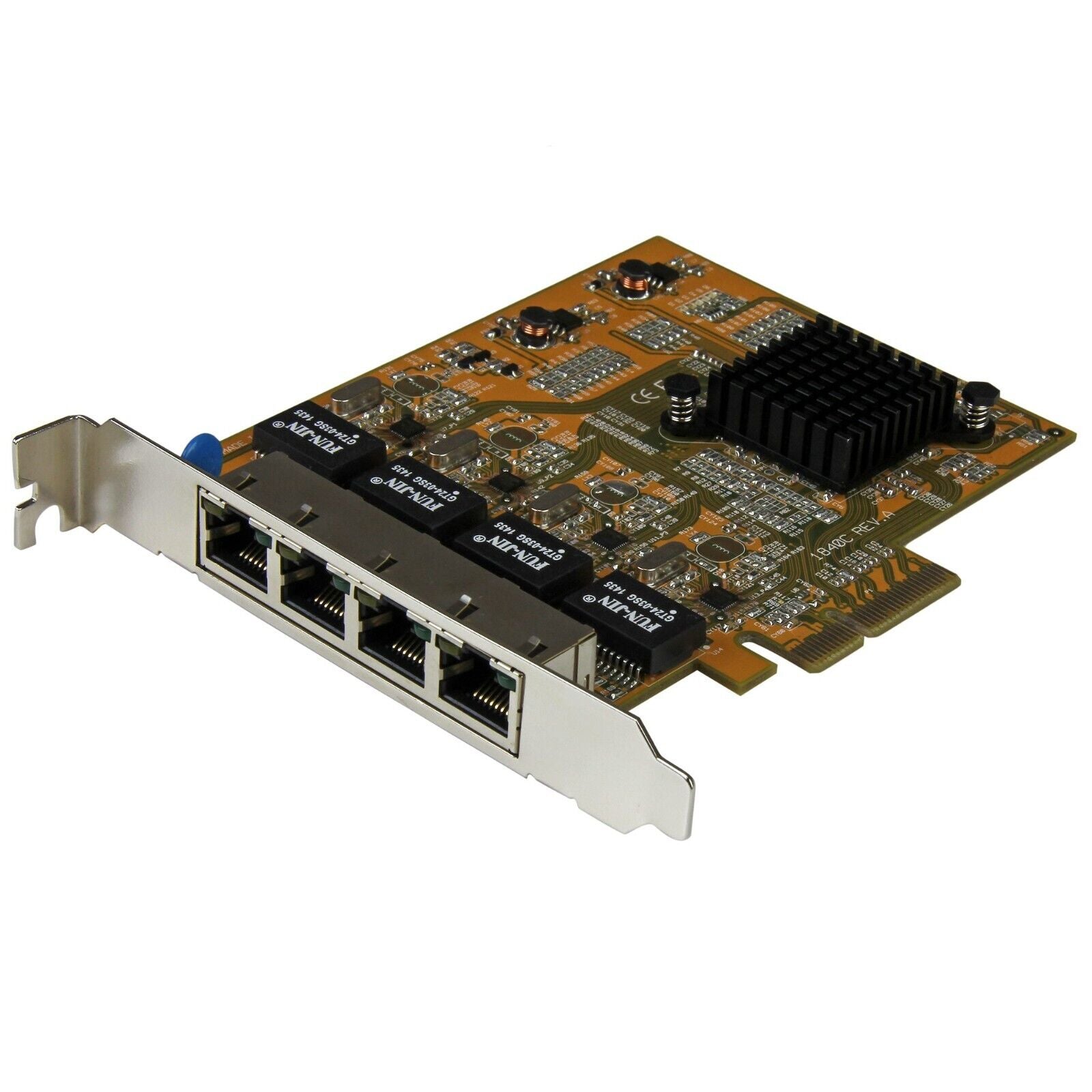 StarTech ST1000SPEX43 4 Port Gigabit Ethernet PCIe x4 Network RJ45 Full Hgt Card