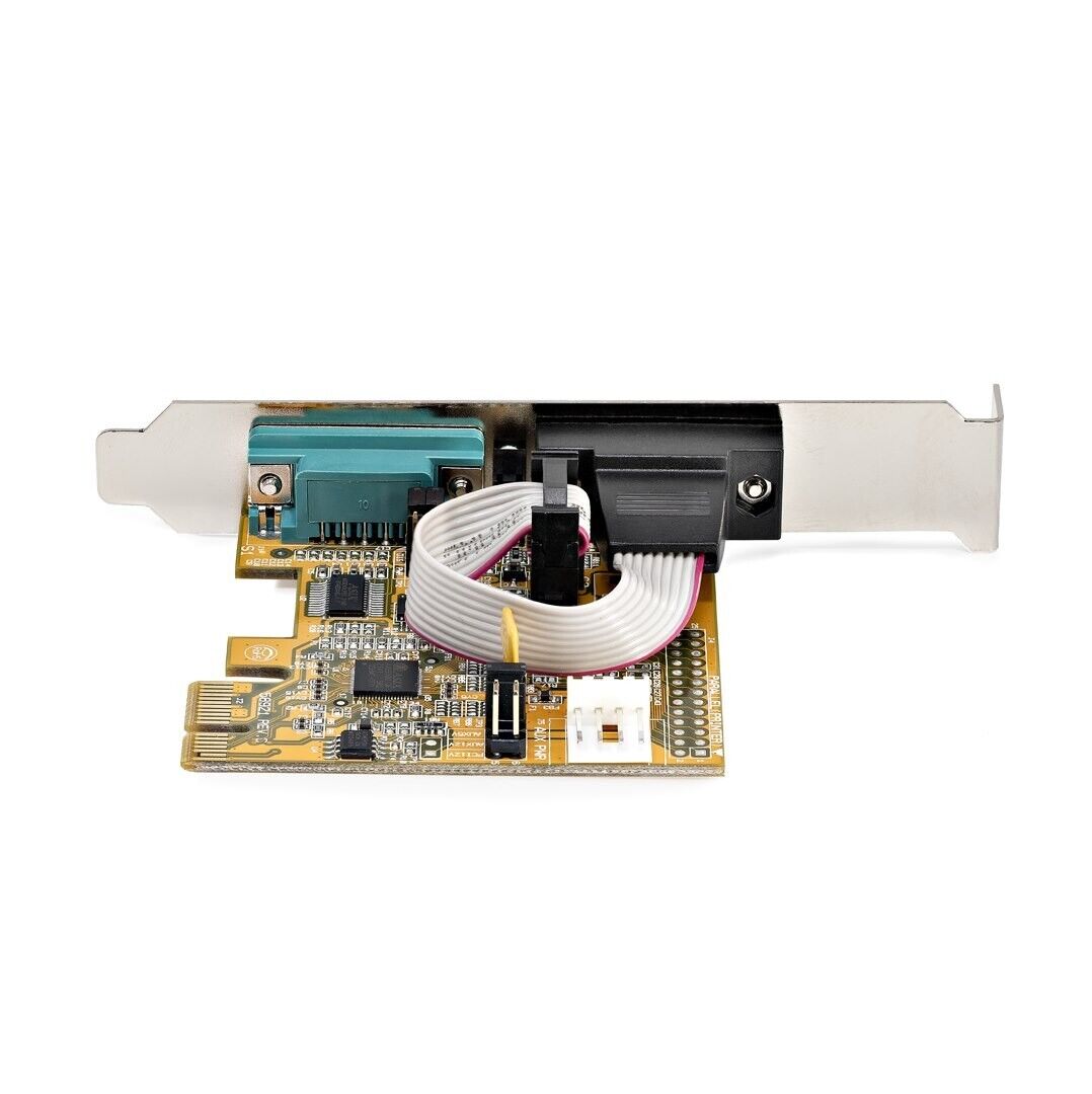 StarTech 21050-PC-SERIAL-LP 2 Port RS232 DB9 Serial Adapter PCIe x1 LowPro Card