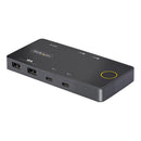 StarTech C2-H46-UC2-PD-KVM 1 HDMI 2 USB-C 2 USB-A PowDel KVM Switch w Cables