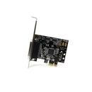 StarTech PEX2S1P553B 2S1P 2 Serial 1 Parallel PCIe x1 LowP Card w Breakout Cable