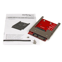 StarTech SAT32MSAT257 mSATA to 2.5" 7mm SATA Converter Adapter w Mounting Kit