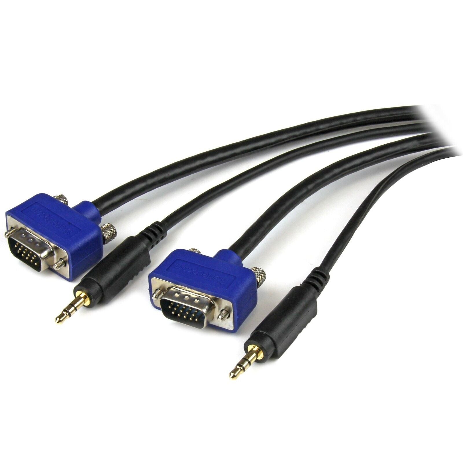 StarTech MXTHQMM6A 6Ft Coax High Res VGA w Audio 3.5mm Monitor Cable Black