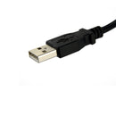 StarTech USBPNLAFAM3 3Ft USB B to USB-A F/M Panel Mount Cable Black