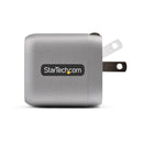 StarTech WCH1C30 USB-C Wall GaN Fast Charger Type C 110V-220V US NA Plug BLK-GRY