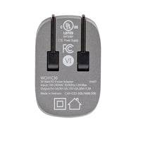 StarTech WCH1C30 USB-C Wall GaN Fast Charger Type C 110V-220V US NA Plug BLK-GRY