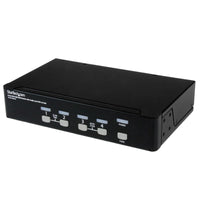 StarTech SV431DVIUA 4 Port DVI USB-A USB-B 3.5mm KVM Switch w Power (No Cables)