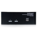 StarTech SV231DDVDUA 2 Port DVI VGA USB Audio KVM Switch w Power Adapter