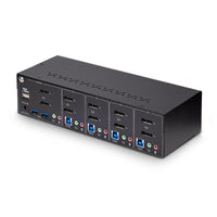 StarTech P4DD46A2-KVM-SWITCH 4-Port Dual DisplayPort KVM Switch USB Hub 3.5mm