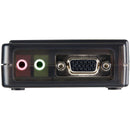 StarTech SV411KUSB 4 Port USB VGA 3.5mm Audio KVM Switch w Cables Included