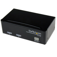 StarTech SV231USB 2 Port Professional VGA USB-A USB-A KVM Switch w Power +Cables