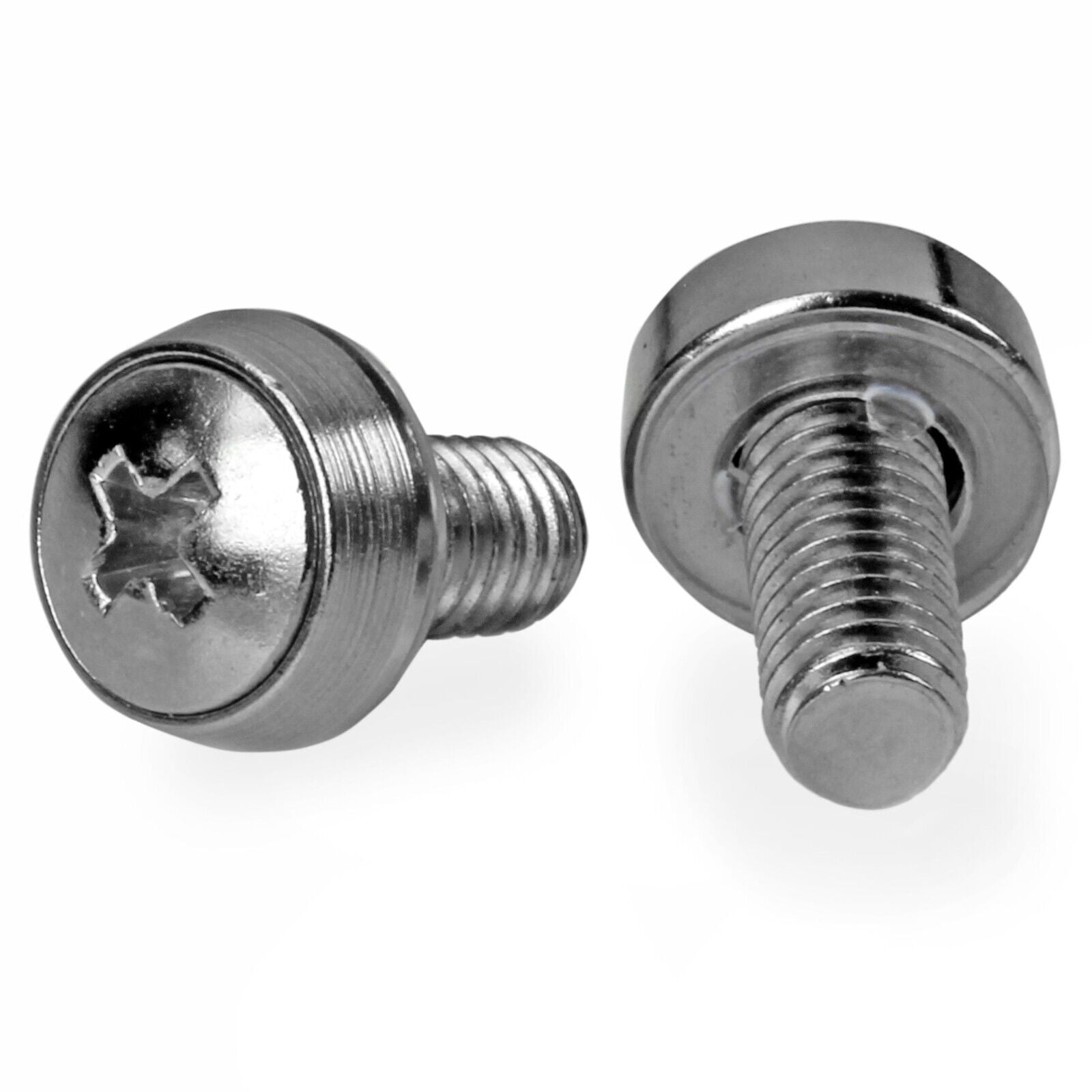 StarTech CABSCRWS1224 50Pk 12-24 Server Rack Screws Nickel Plated TAA