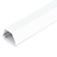 StarTech TC6W2 6Ft 2 Piece Cable Raceway Duct Management Wire Hide White