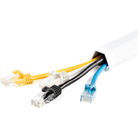 StarTech TC6W2 6Ft 2 Piece Cable Raceway Duct Management Wire Hide White