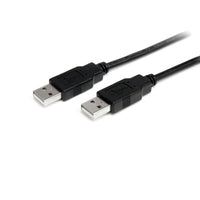 StarTech USB2AA1M 3Ft USB-A to to USB-B Active Male to Male Cable Black