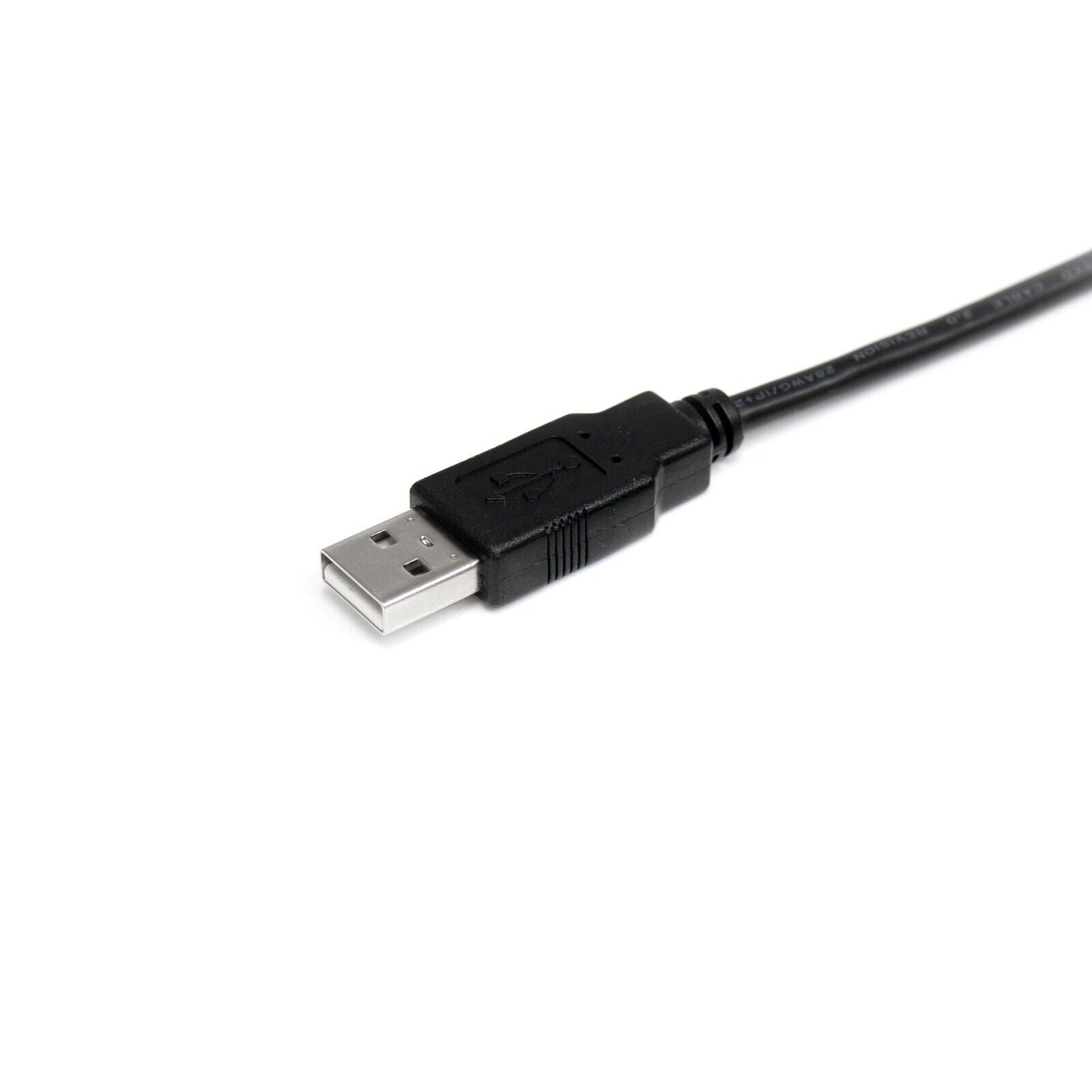 StarTech USB2AA1M 3Ft USB-A to to USB-B Active Male to Male Cable Black