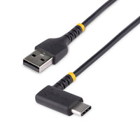 StarTech R2ACR-15C-USB-CABLE 6In USB-A to Angled USB-C Rugged Charging Cable