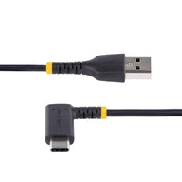 StarTech R2ACR-15C-USB-CABLE 6In USB-A to Angled USB-C Rugged Charging Cable