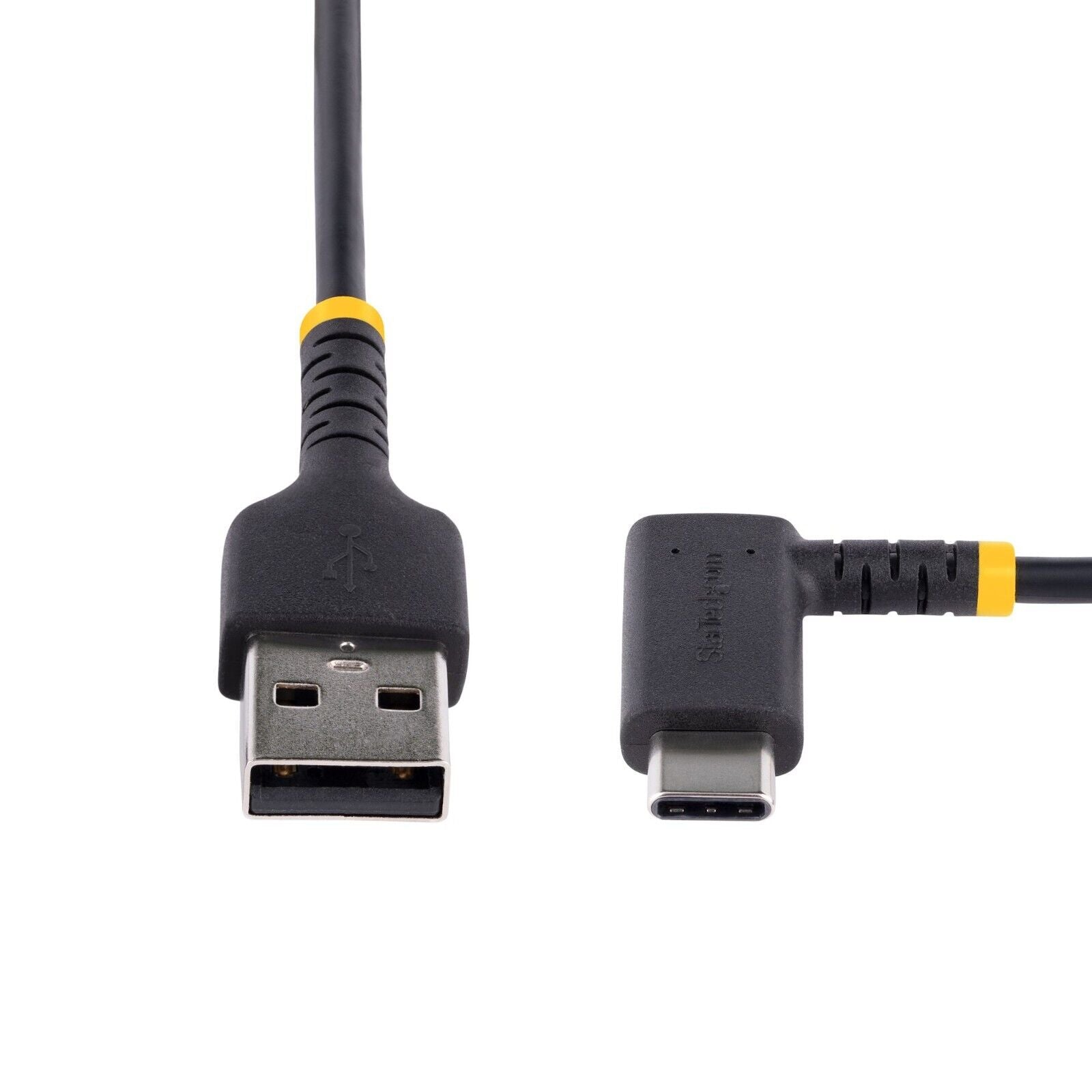 StarTech R2ACR-15C-USB-CABLE 6In USB-A to Angled USB-C Rugged Charging Cable