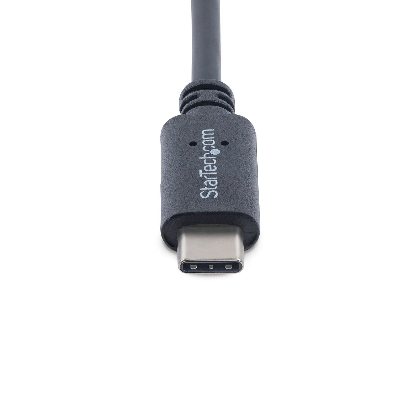 StarTech USB2CC1M 3Ft USB-C to USB-C IF-Certifed Charge Sync Cord Black Cable