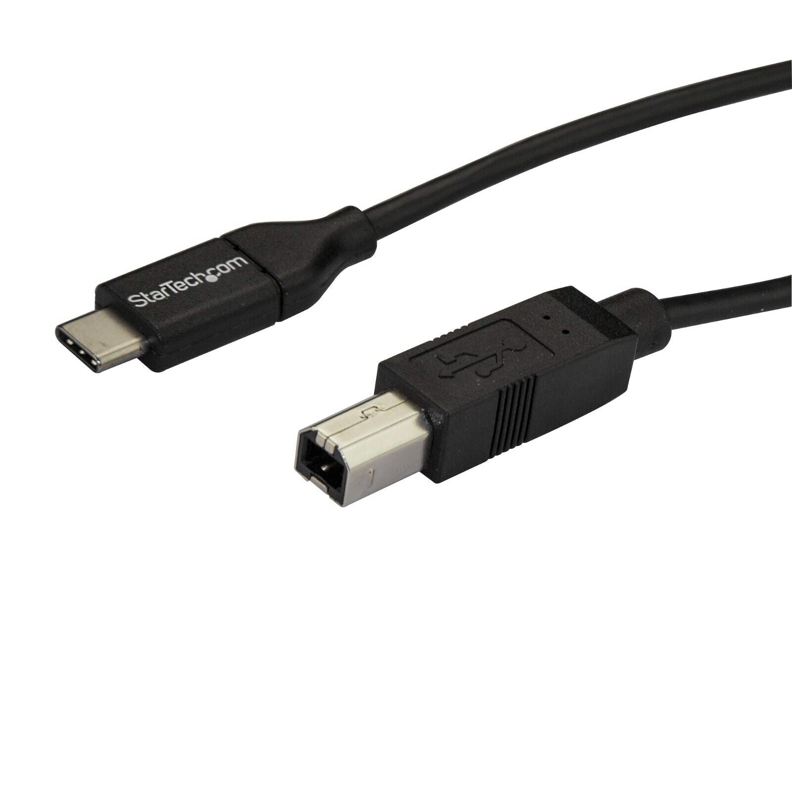 StarTech USB2CB2M 6Ft USB-C to USB-B Print Scanner Black Cable TB3 Compatible