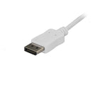 StarTech CDP2DPMM6W 6Ft USB C to DisplayPort 1.2 Adapter Converter White Cable