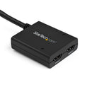 StarTech ST122HD4KU 2 Port 4K HDMI Splitter UHD Video USB Power Adapter Black