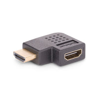 StarTech HDMI2HDMIMFRA Right Angle HDMI 2.0 4K MF 90Degree Connector Adapter BLK