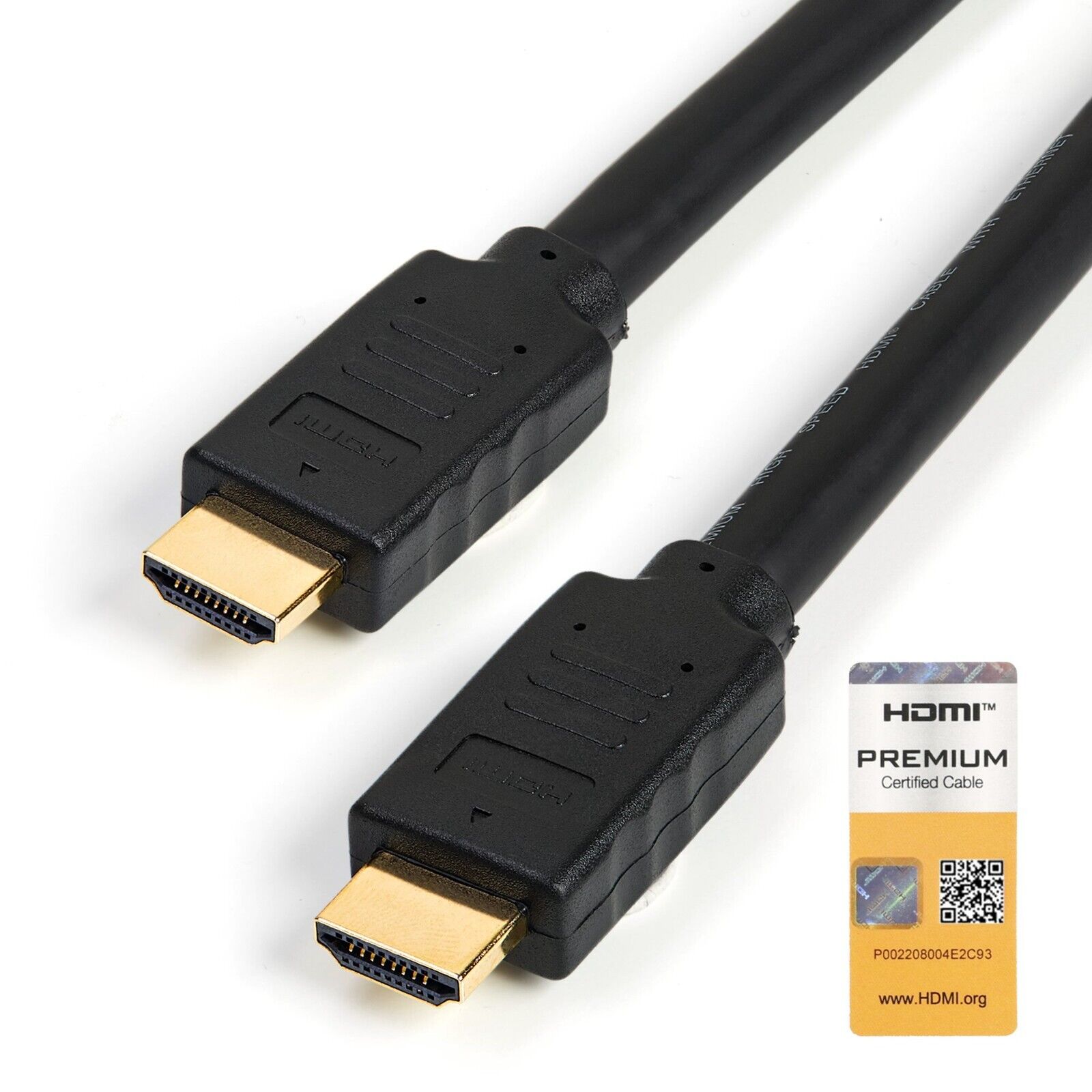 StarTech HDMM5MP 15Ft HDMI 2.0 to HDMI 4K UHD Premium Certified Cable Cord Black