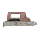 StarTech PEX4SFF8639 2.5" U.2 NVMe SSD SFF-8639 to PCIe x4 Adapter PC Card