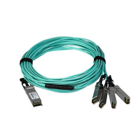 StarTech QSFP4X10GAO7 AOC Breakout Cable for Cisco QSFP-4X10G-AOC7M Trans Module