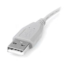 StarTech USB2HABM6IN 6In USB-Mini-B USB tp USB-A Cable MP3 Camera PDF Cord Gray