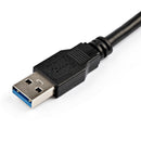 StarTech USB3SEXT2MBK 6Ft USB 3.0 SuperSpeed Extension Cord M/F Black Cable