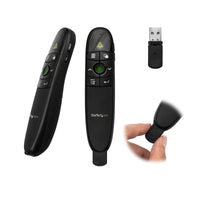 StarTech PRESREMOTEG Wireless Presentation Pointer Remote Green Laser Clicker