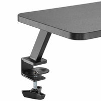 StarTech MNRISERCLMP Clamp On 10"x25" Monitor Riser Desk Elevated Shelf Black