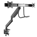 StarTech ARMSLMBARDUO Dual Monitor Arm Crossbar Deskclamp ERGO VESA 32" 17lbs