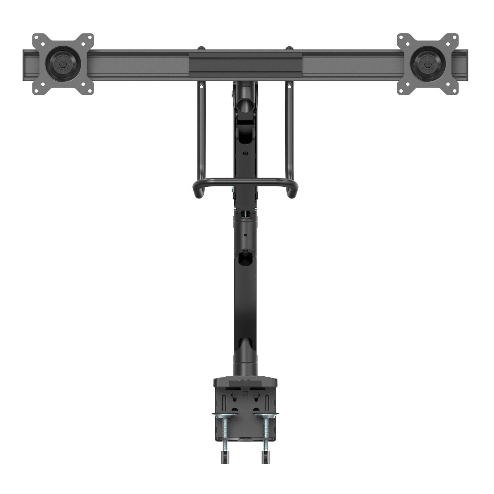 StarTech ARMSLMBARDUO Dual Monitor Arm Crossbar Deskclamp ERGO VESA 32" 17lbs